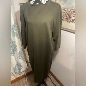 Olive green Preston & York sheath dress (lined).NWOT